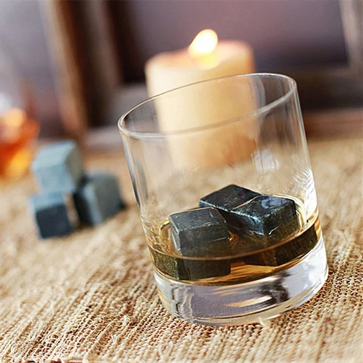Cheap Granite Whiskey stones bullet shaped whiskey black dice ice cube
