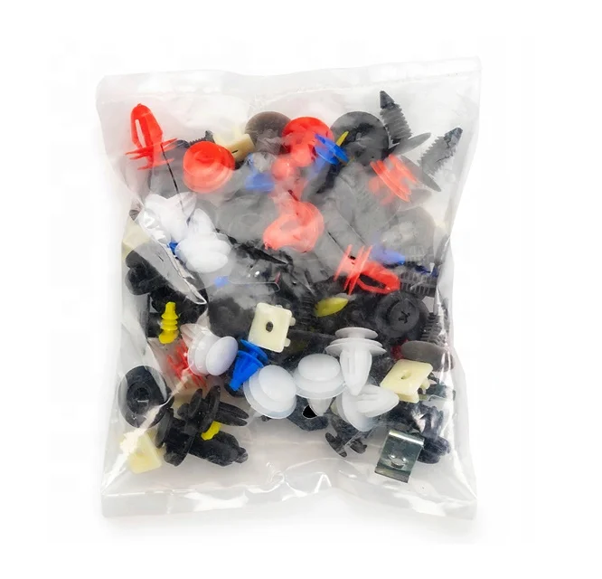 Universal auto parts plastic clips car nylon 100 pcs mixed