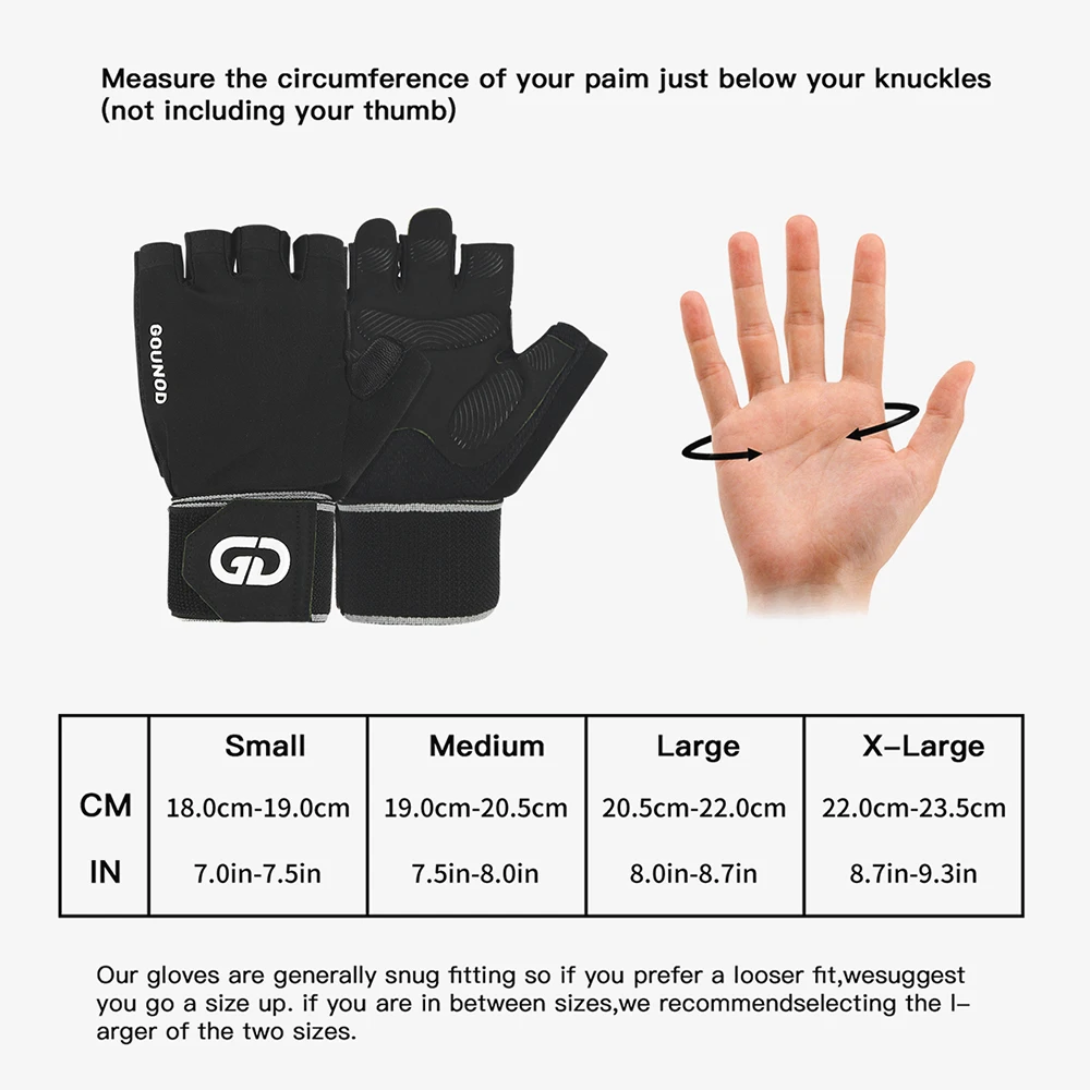 Fitness Half Finger Gloves Wrist Pressure Thin Sweat Absorbent Non-slip Hand Protection Hard Pull Horizontal Bar Riding Gloves