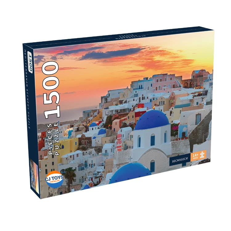 Game toys 1500 pieces of custom printed National Geographic puzzles wholesale