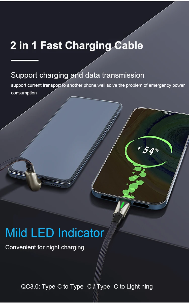 2 in 1 Wall Connector Style PD QC 3.0 Fast Charging Cable For Tesla Model 3 Model Y 2021
