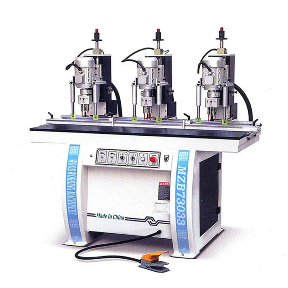 MZ73033 high quality woodworking vertical cabinet hinge hole drilling machine with three head