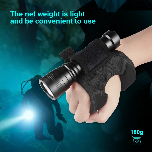 New Professional Diving Flashlight Powerful 1000 lumen LED Diving Light Safety Lights Waterproof Underwater Torch