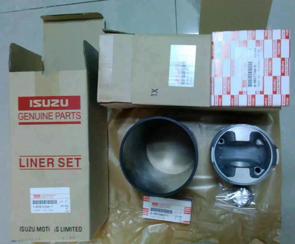 ISUZU ORIGINAL genuine  Engine Parts 6WG1 Liner kit /Liner set 1878137661 for sale