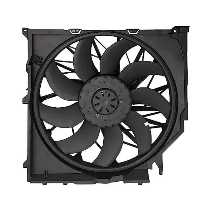 TOPASIA Brushless Cooling Fan Assembly Engine Radiator Fan 17113442089 17113442089 For BMW X3 2003-2011