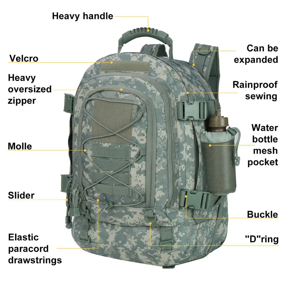 New Design Outdoor Sports Adjustable Camouflage Hunting Camo Backpack