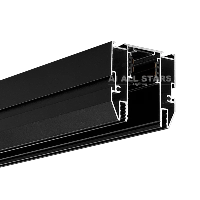 48V Magnetic Track Light Tuya Zigbee Smart Control Dimmable Magnetic Track Lights System Rail Track For Stretch Ceiling Profile