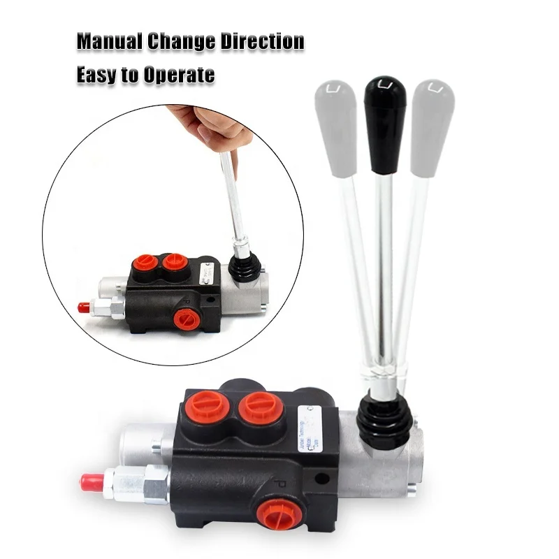 P40 Hydraulic Single Spool Manual Directional Control Valve Forklift
