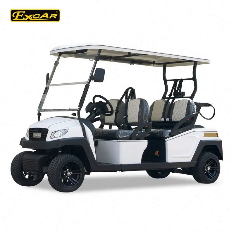 
4 seater electric hunting golf carts dune buggy with carriage basket 