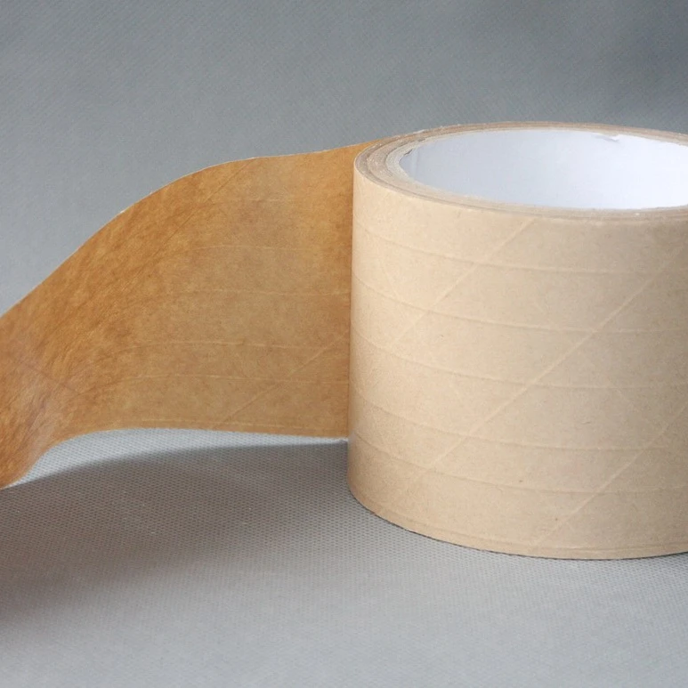 Ribbed kraft paper packaging tape