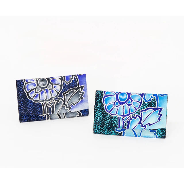 Japanese kimono leather business waterproof memory card case