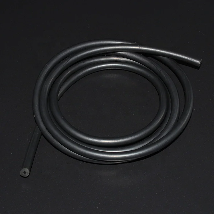 China supplier electronic conductive silicone tubing black silicone tube