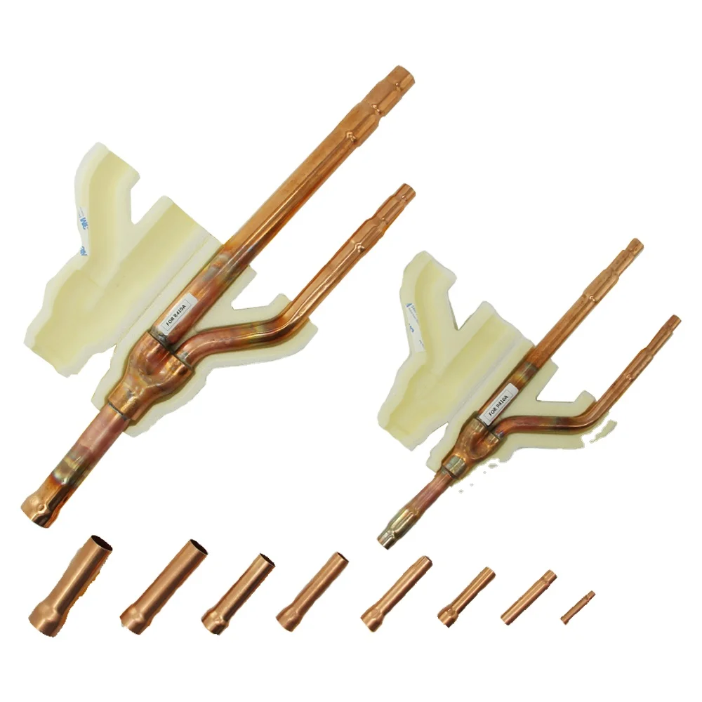 The Most Popular vrf system air conditioner copper pipe branch refnet KHRJ26K40T With best quality