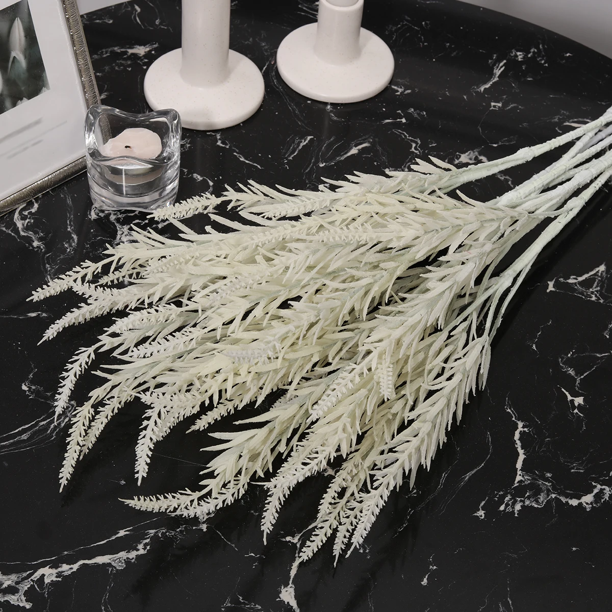 FM-1465M Artificial five-forked wire long lavender Flower Diy Gifts For Home Garden Decor