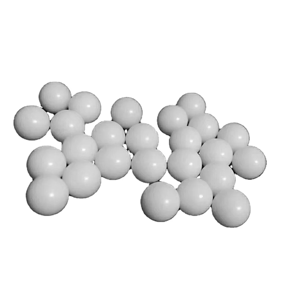 In stock 7/16' 1/2' 11.1125mm 12.7mm white precision delrin solid POM plastic ball