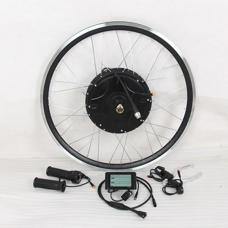 
Hot sale waterproof electric bike 48v 500w ebike bldc motor kits with UKC3 LCD display for DIY 