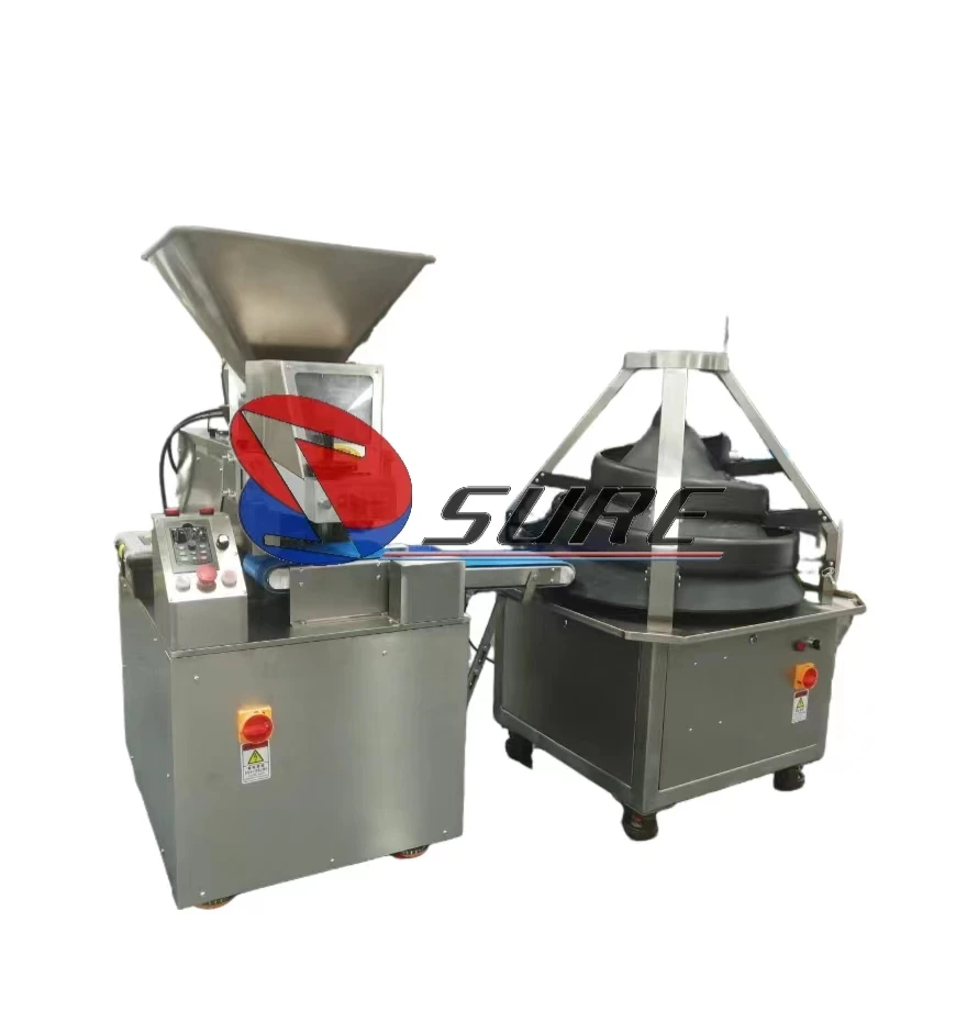 High quality Continuous Ball rounder forming machine Dough roller machine Pizza dough roller