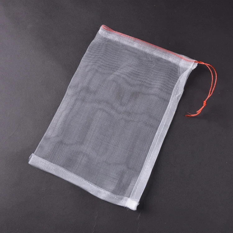 Reusable garden plant fruit protection bags insects mosquito bug barrier bag Nylon mesh netting bag