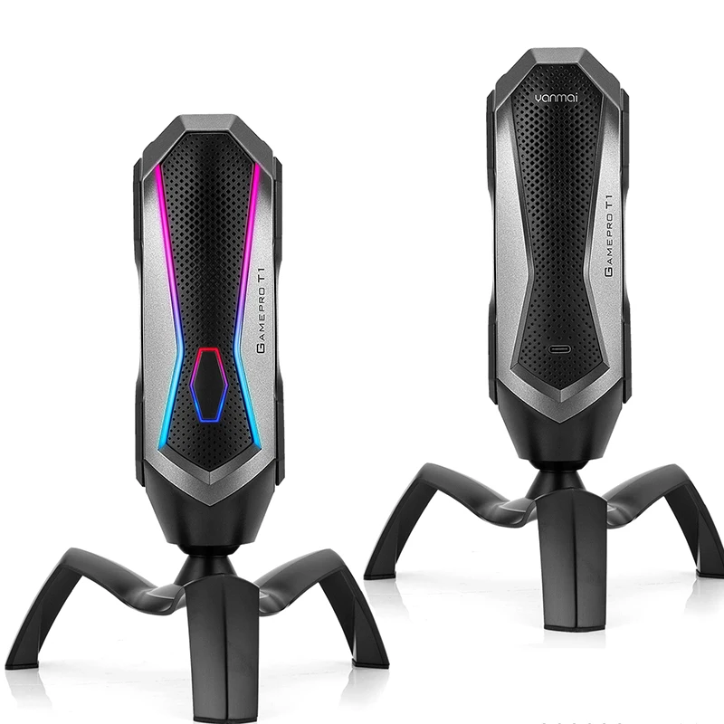 Игровой микрофон для ноутбука потоковый Youtube Usb музыкальный компьютерный