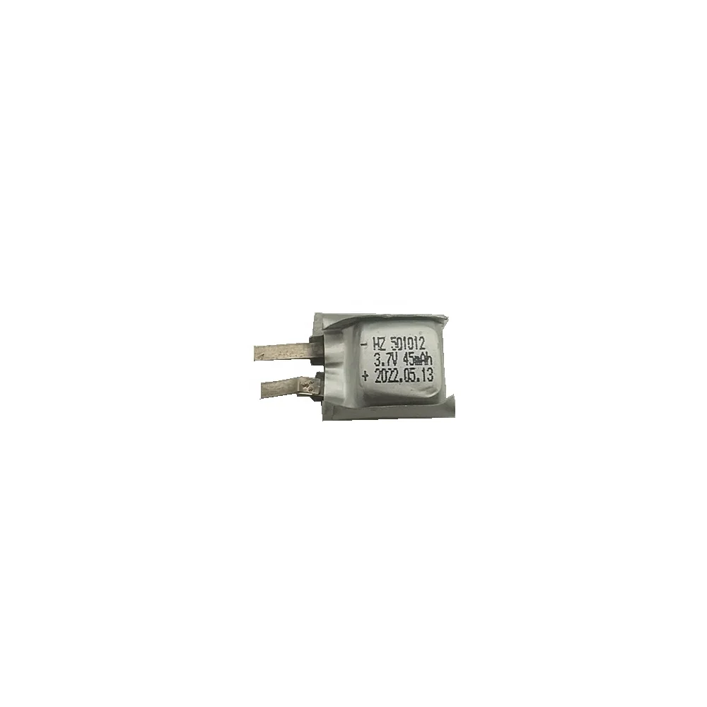 KC 501012 lipo battery 3.7v 45mah battery packs 40mah speaker rechargeable battery