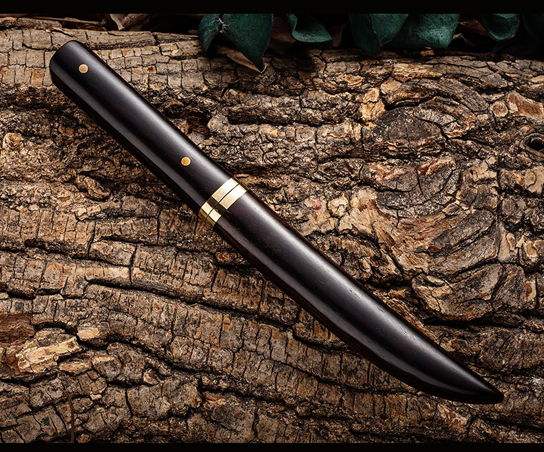 Outdoor New Straight Knife Fixed Blade Portable Straight Knife Hunting  Handle Straight Knife