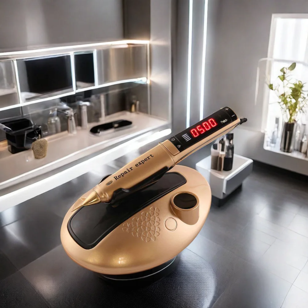 2024 Plasma fractional needles skin tightening cold ozone fibroblast professional jet plasma pen