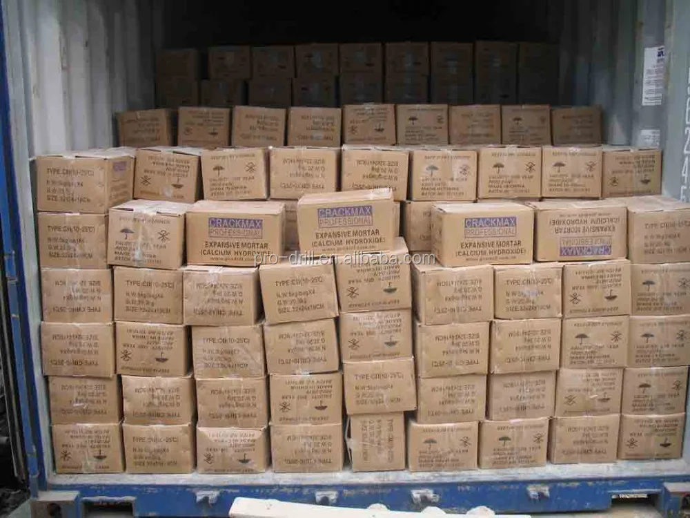 Rock Blasting Expansive Mortar Chemical Powder Cracking Agent