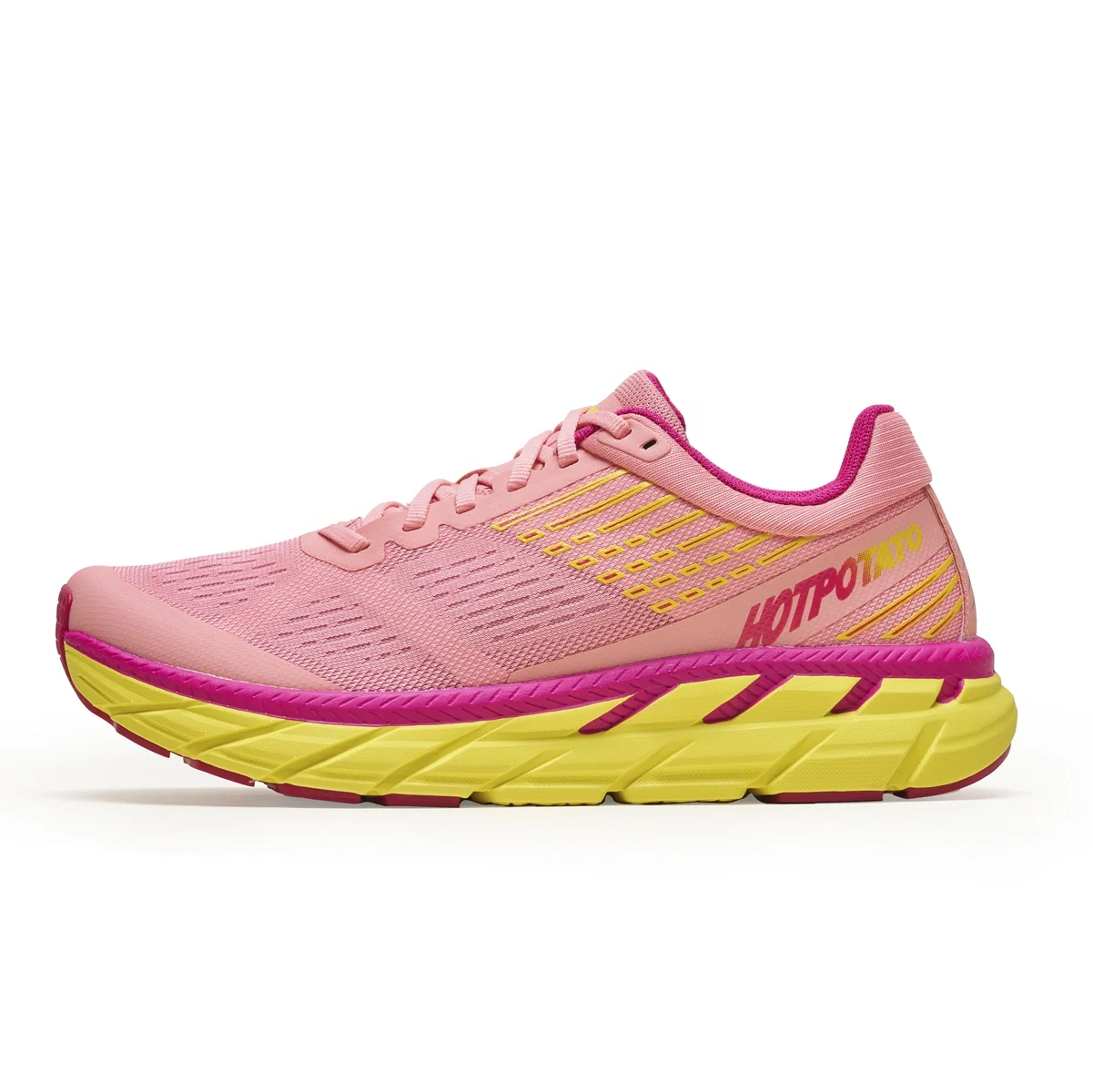 Most Cushioned Running Shoes for Women New Design Marathon Training Sneakers R16 pink
