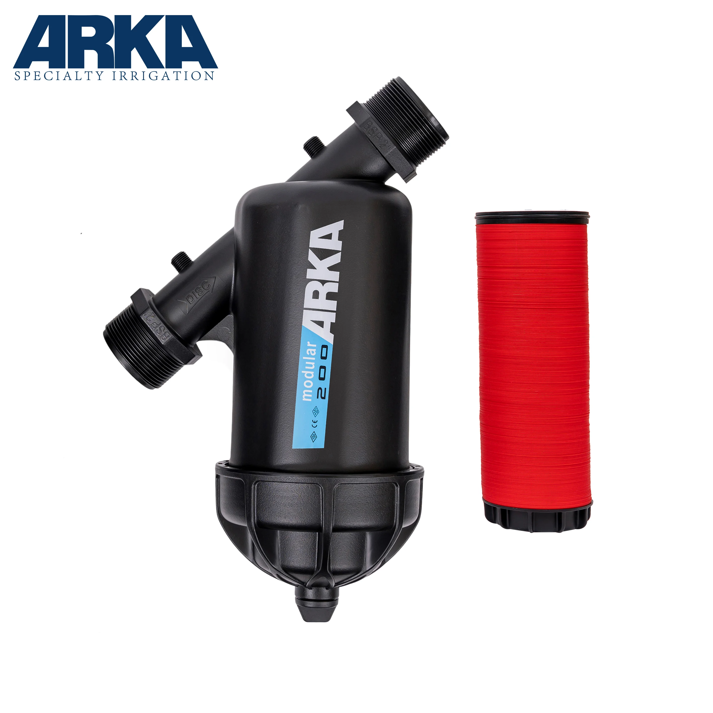 ARKA 2 Inch Y Type Disc Filter 120 mesh multi-precision disc filter, large diameter for agricultural irrigation