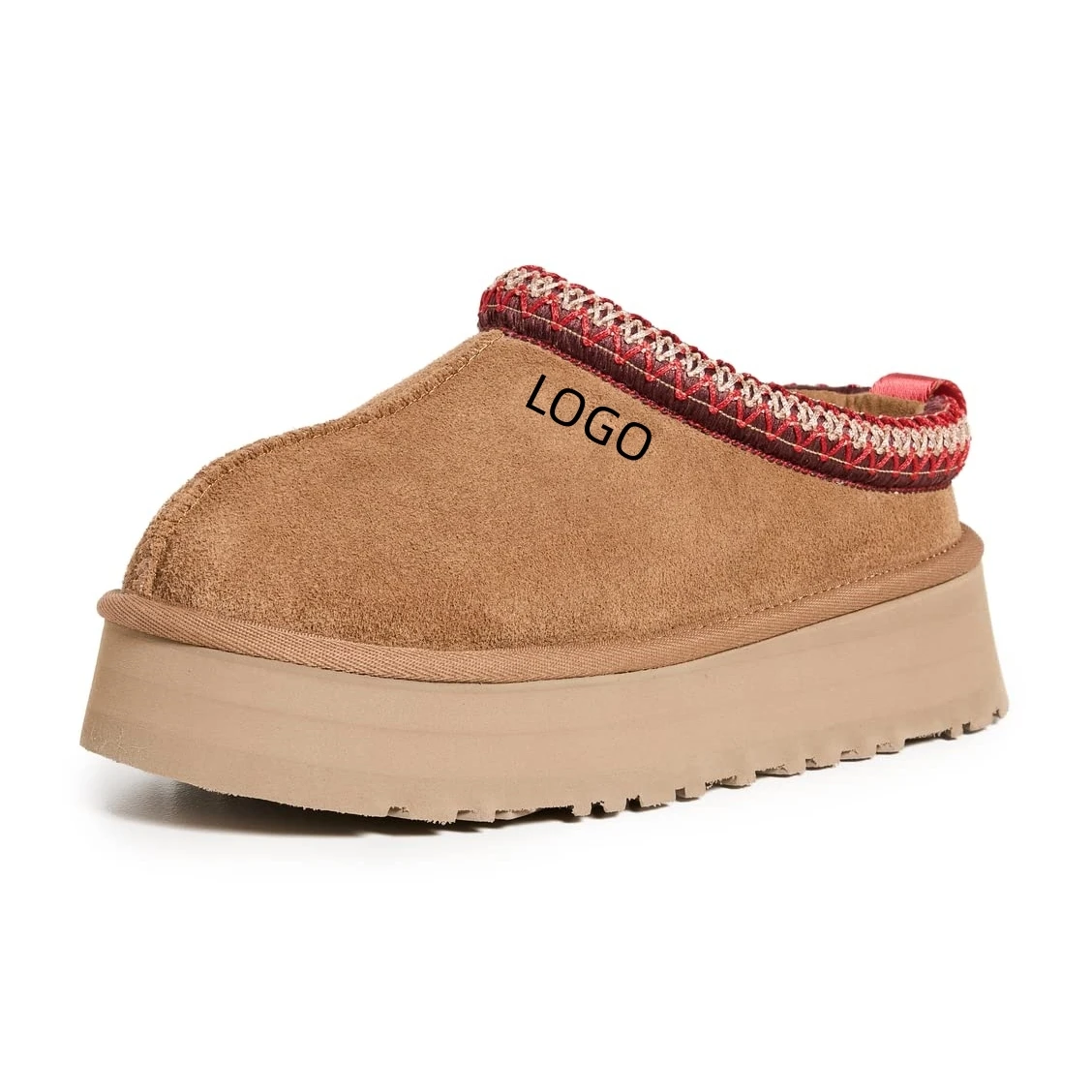 Custom Wholesale Ugly Boots Original Winter Wool Sheepskin Slip-on Shoes Femme UG Platform Tazz Slippers For Women