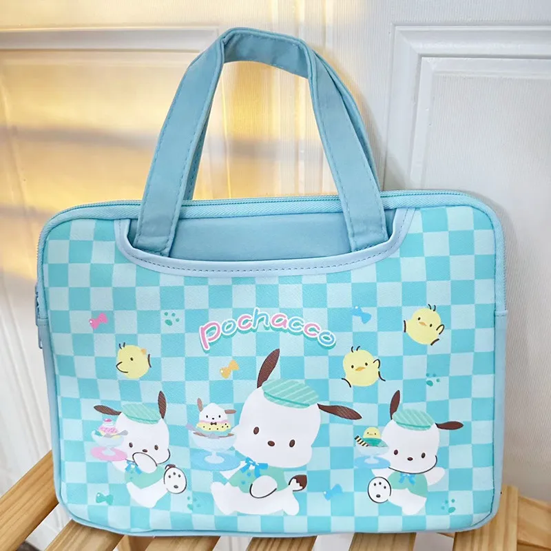2024 wholesale cute shopping handbag bags student girl cartoon kawaii laptop bag pu kitty melody travel shoulder bag