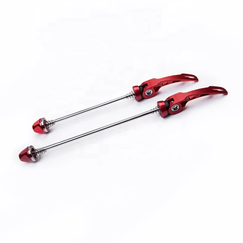 QR010 2019  mtb components aluminum bike quick release bicycle hub skewers red color