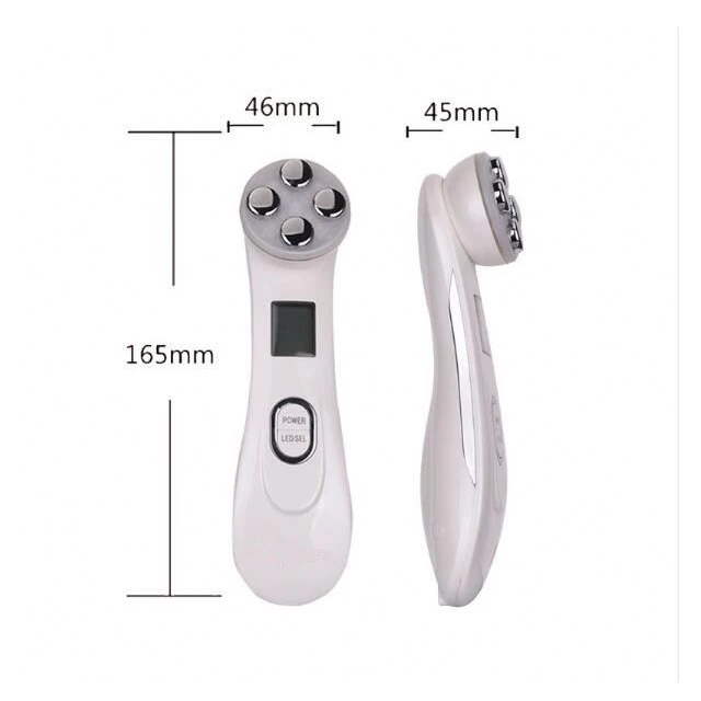 Factory direct price 5 in 1 EMS Photon microcurrent Anti-wrinkles beauty machine RF led facial beauty device for home use skin