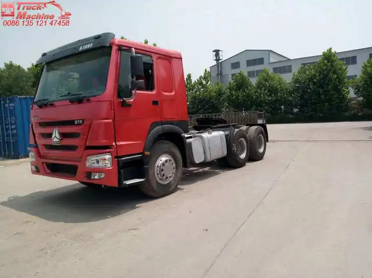 
heavy duty left hand drive 10 wheels 6x4 sinotruck HOWO used tractor truck for sale 