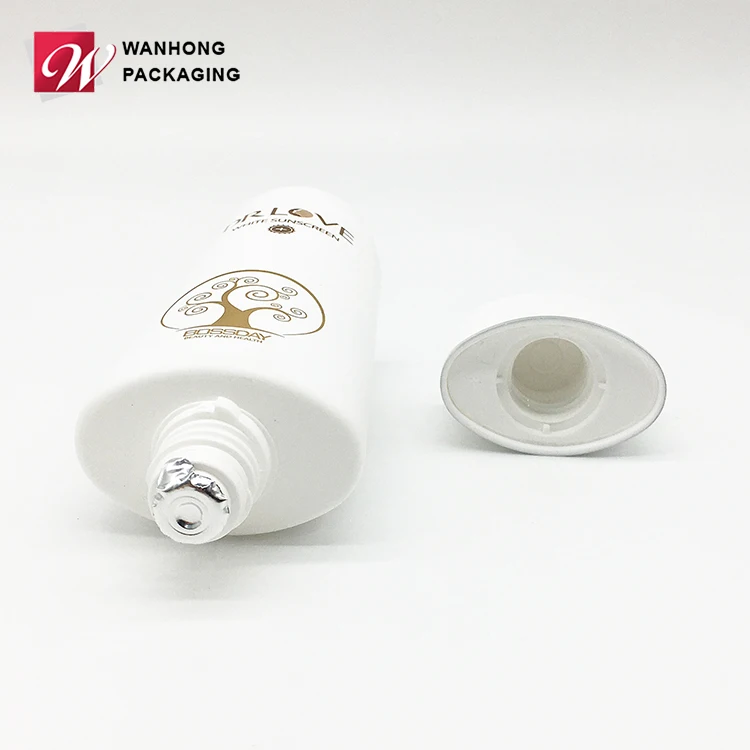 
Wholesale Eco-friendly 50ml Squeeze Tube, OEM Soft Cosmetic Tubes In Oval Shape In Matte Finish 