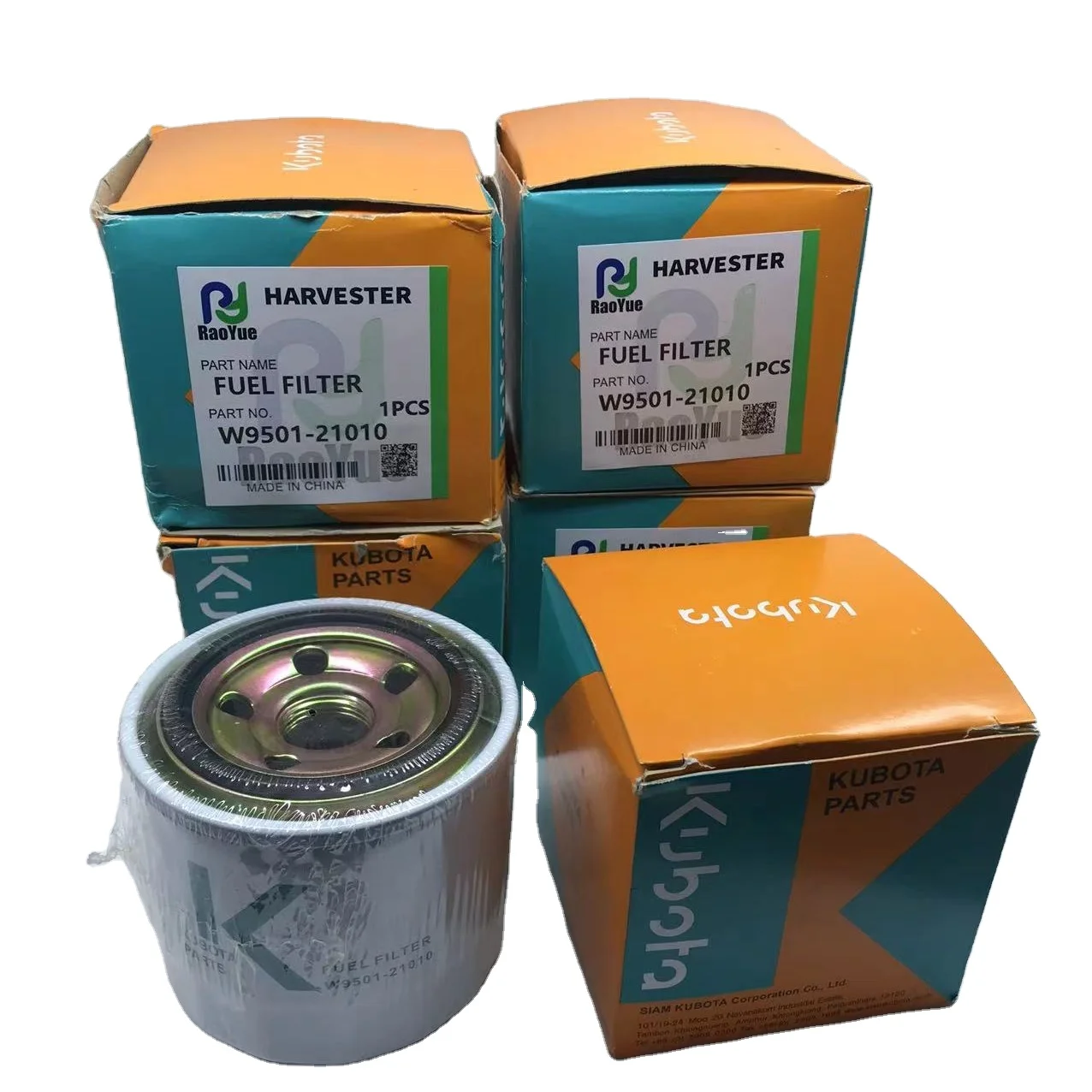 TRACTOR spare parts fuel filter diesel filter W9501-21010/15221-43170 For KUBOTA TRACTOR