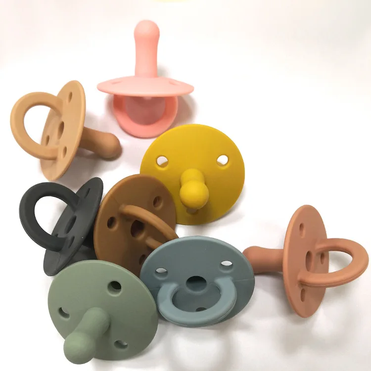 Wide Silicone Pacifier Baby Pacifier New Silicone pacifier baby Molars Toy