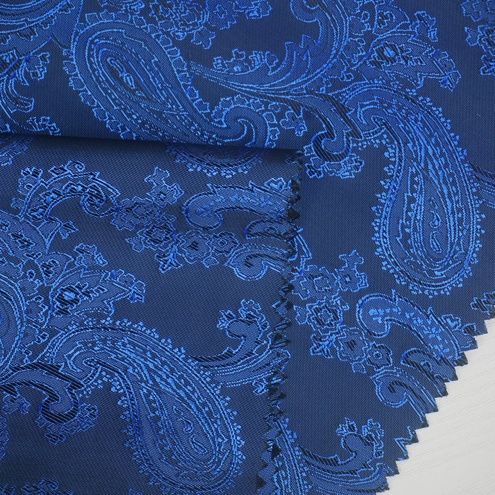 New arrival advanced polyester viscose jacquard lining fabric for suits