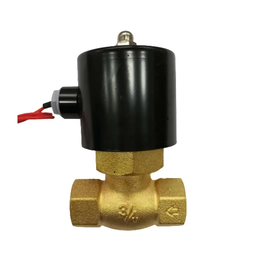 24V 240V 3/8 Inch Electromagnetic Solenoid Valve High Temperature Diaphragm Structure Water & Oil Shut-Off for General Use