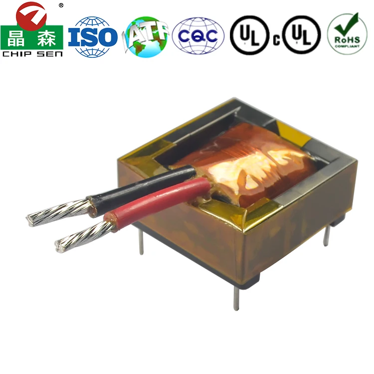 60watt step down 120v to 24v audio output ee ferrite core high voltage pulse high frequency PCB transformer