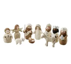 New Design Resin Small Nativity Set Wholesale Christmas Nativity Set Indoor Decor