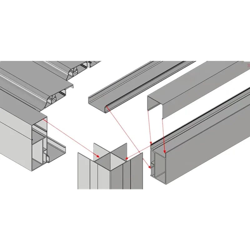 High quality Aluminum extrusion China Beatiful Pergola Profile With Automatic Shade