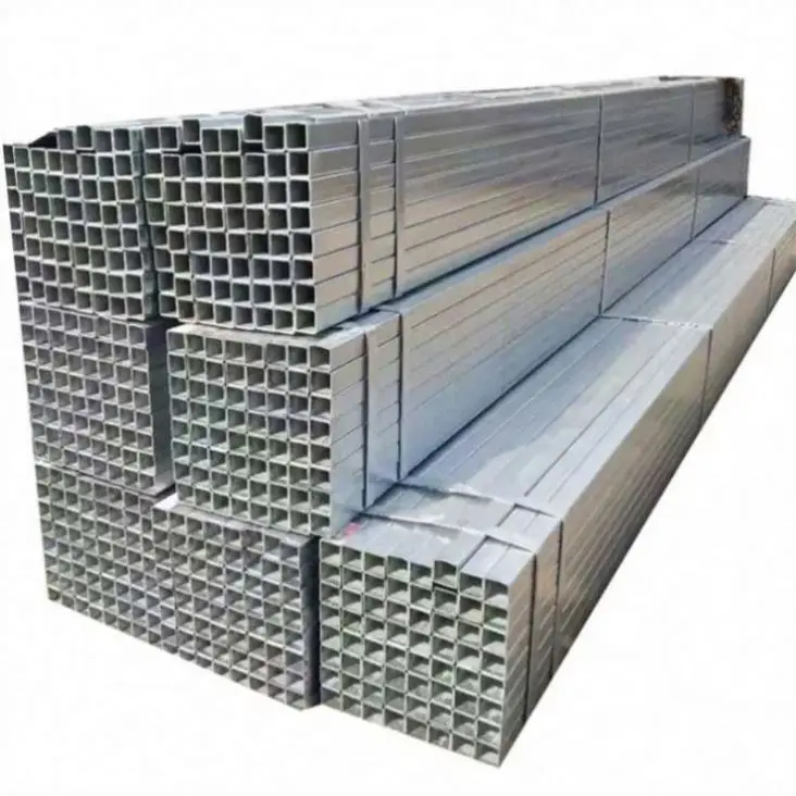 100 x100 Galvanized Square Steel Tubes 100 x 100 x 4 Square Steel Tubing For Sale