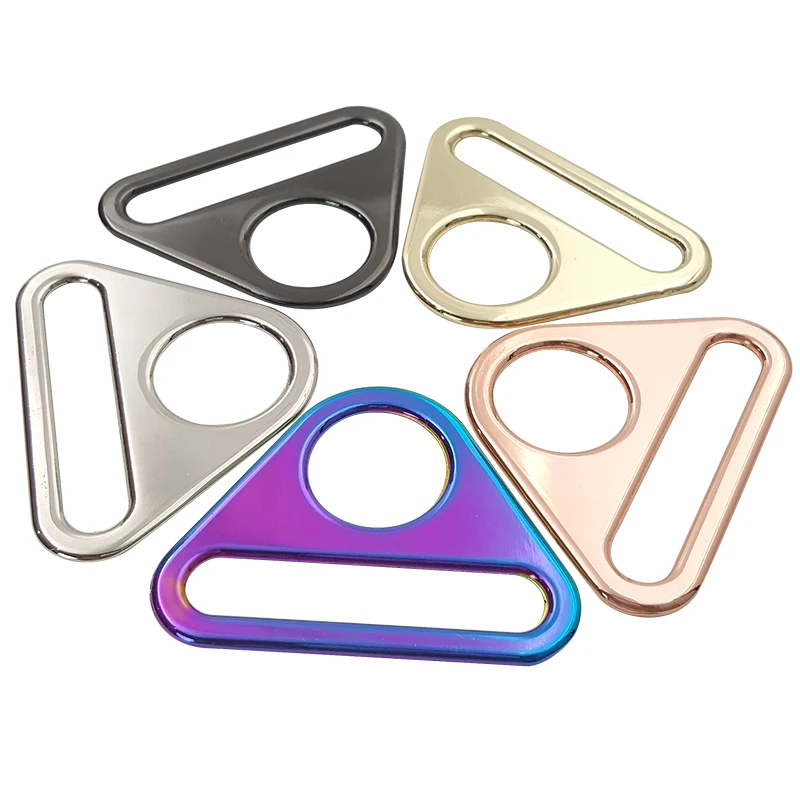 Triangle Bag Buckle Handbag Triangle Bag Strap Connector Ring Buckle For Bag Making