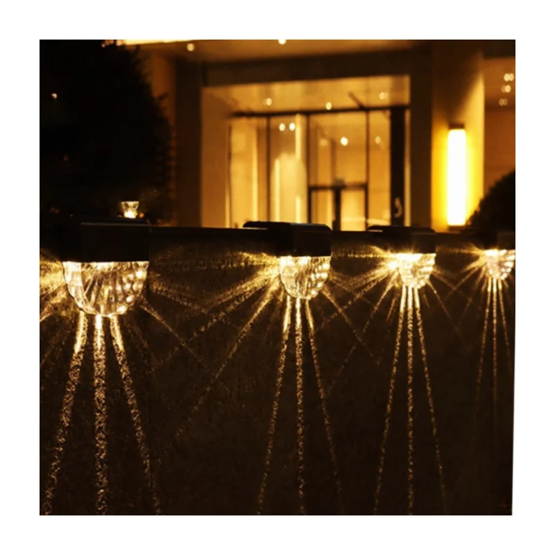 New Materials Solar Wall Lights Outdoor Wall Lights Household Waterproof Patio Garden Arrangement Balcony Yard Steps Decoration