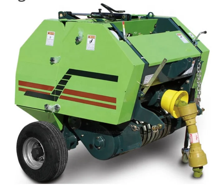 Mini High working efficiency tractor PTO use hay round baler straw baler machine grass round baler