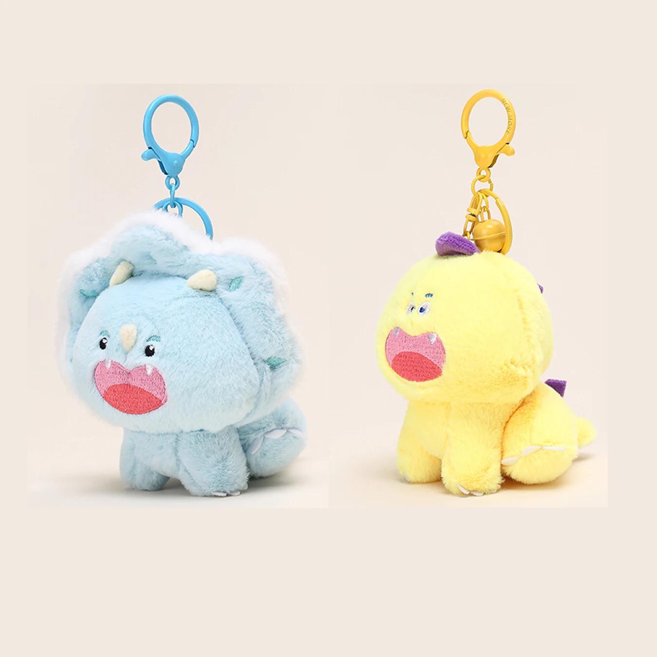 Cheap Promotional Gift Cartoon Pendant Keychain Cute Plushie Stuffed Animal Custom Funny Dinosaur Plush Doll Figure Toy