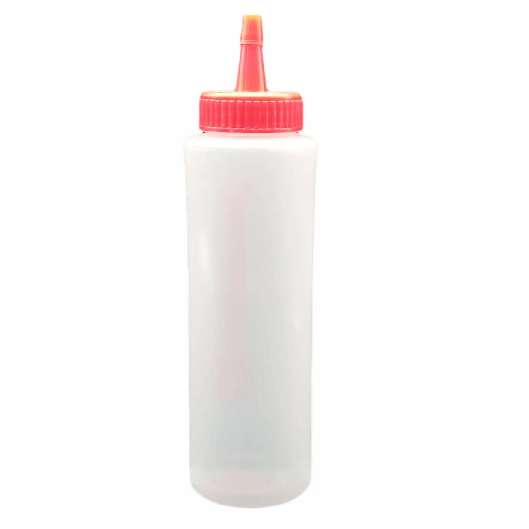 200 мл 500 пластиковая бутылка HDPE для соуса кетчупа салатная