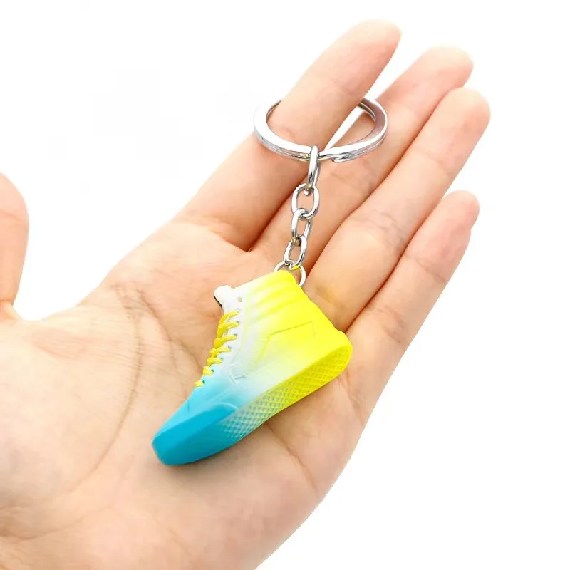Vans 3D Sneaker Keychain Cute Basketball 3D Mini Sneakers Vans Air Shoe Keychain with Box