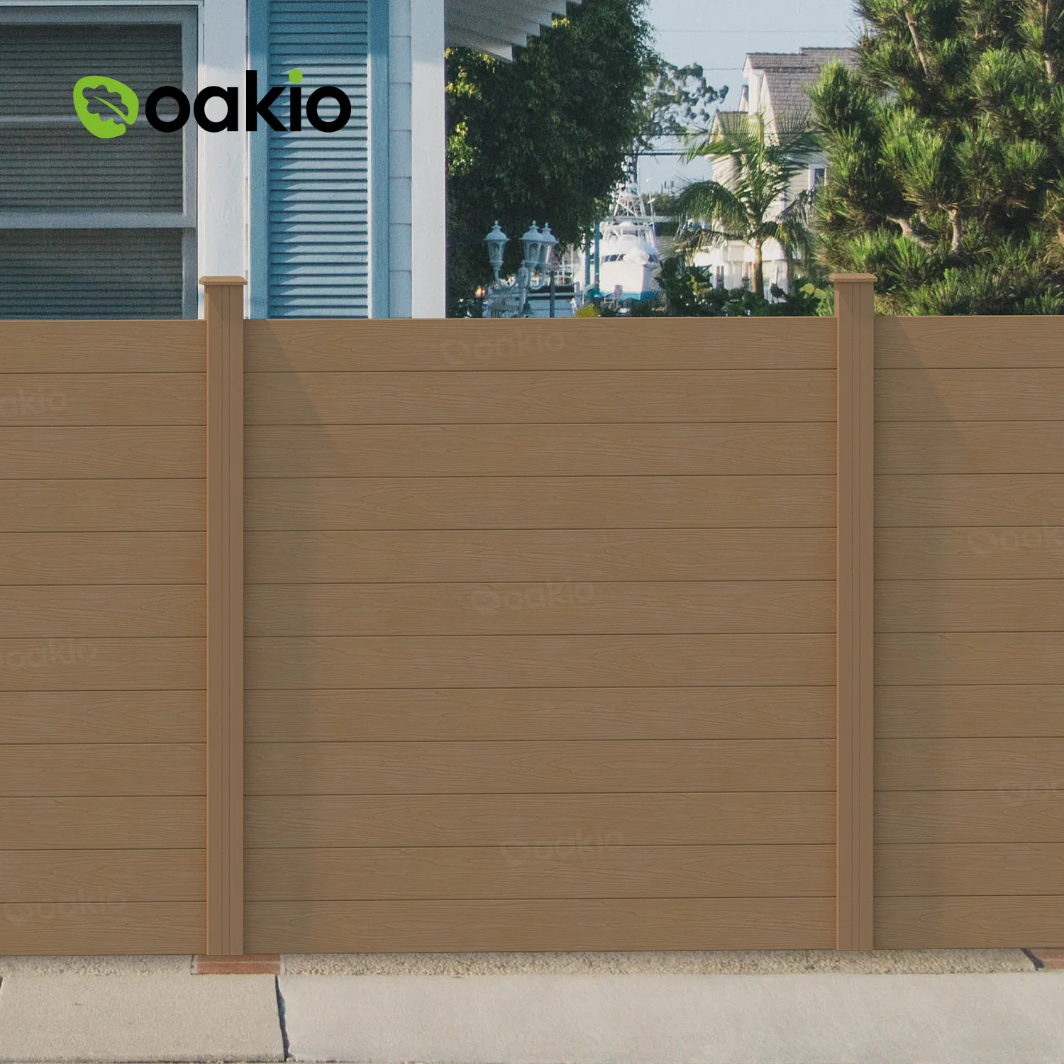 Easy Installation Privacy Fence WPC Wood Plastic Composite Fencing&Trellis